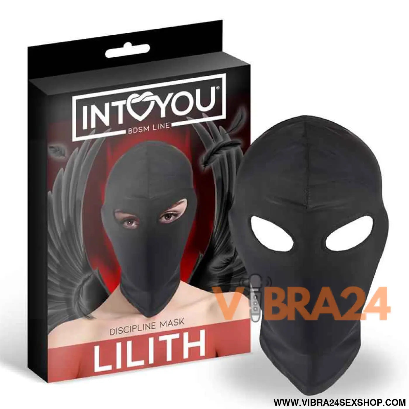Lilith Incognito Mask with Opening in the Eyes Black