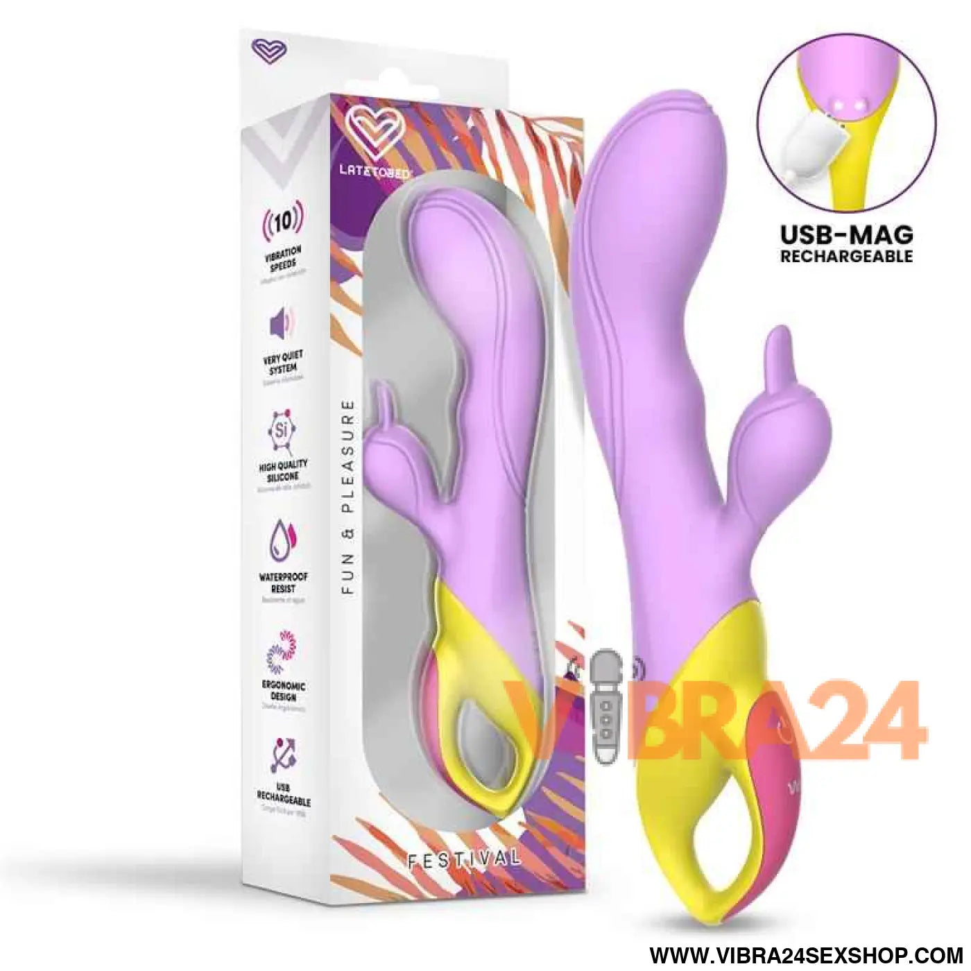 Lilly Stimulator 10 Modes USB Magnetic