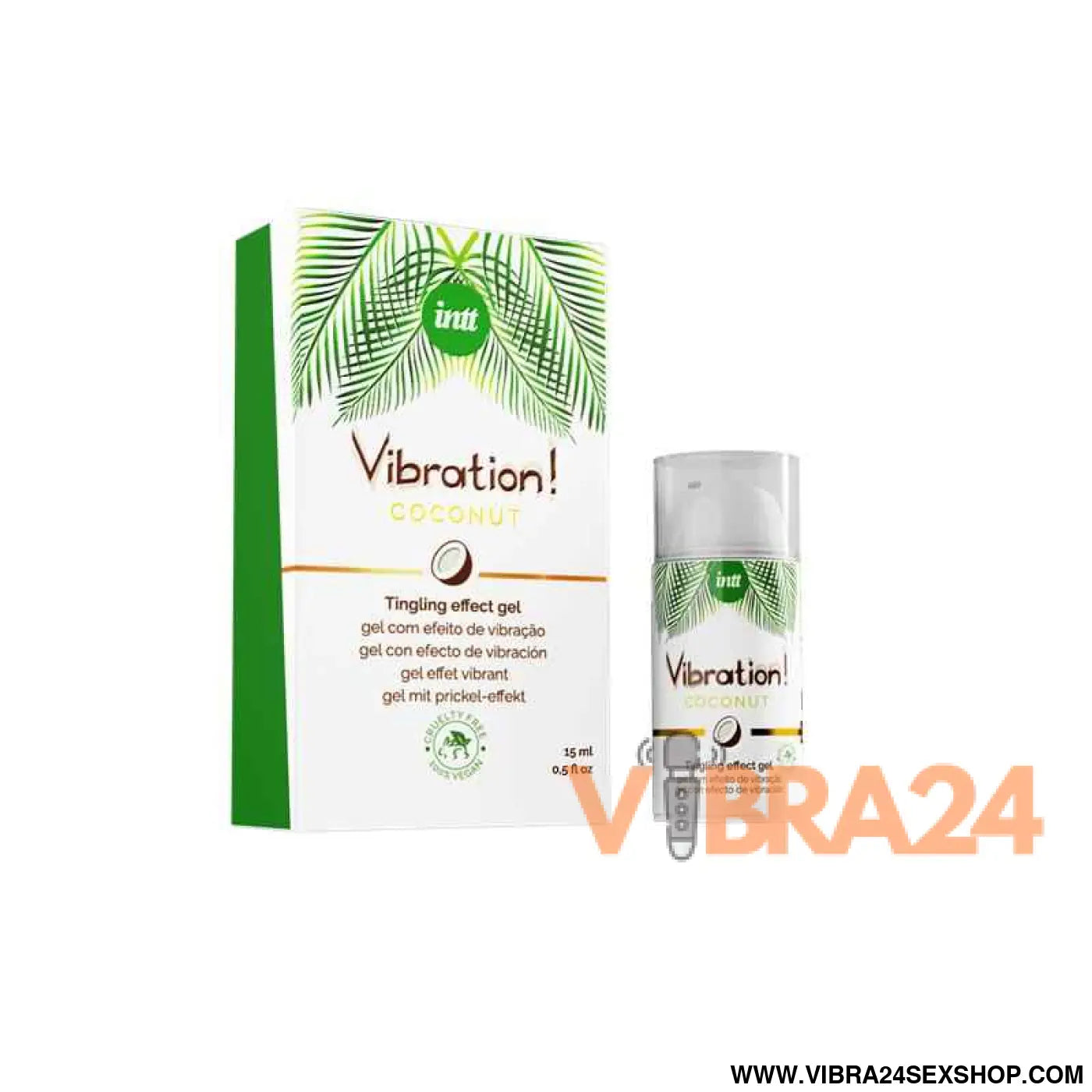 Liquid Vibrator Coconut 100% Vegan Heat Effect 15 ml