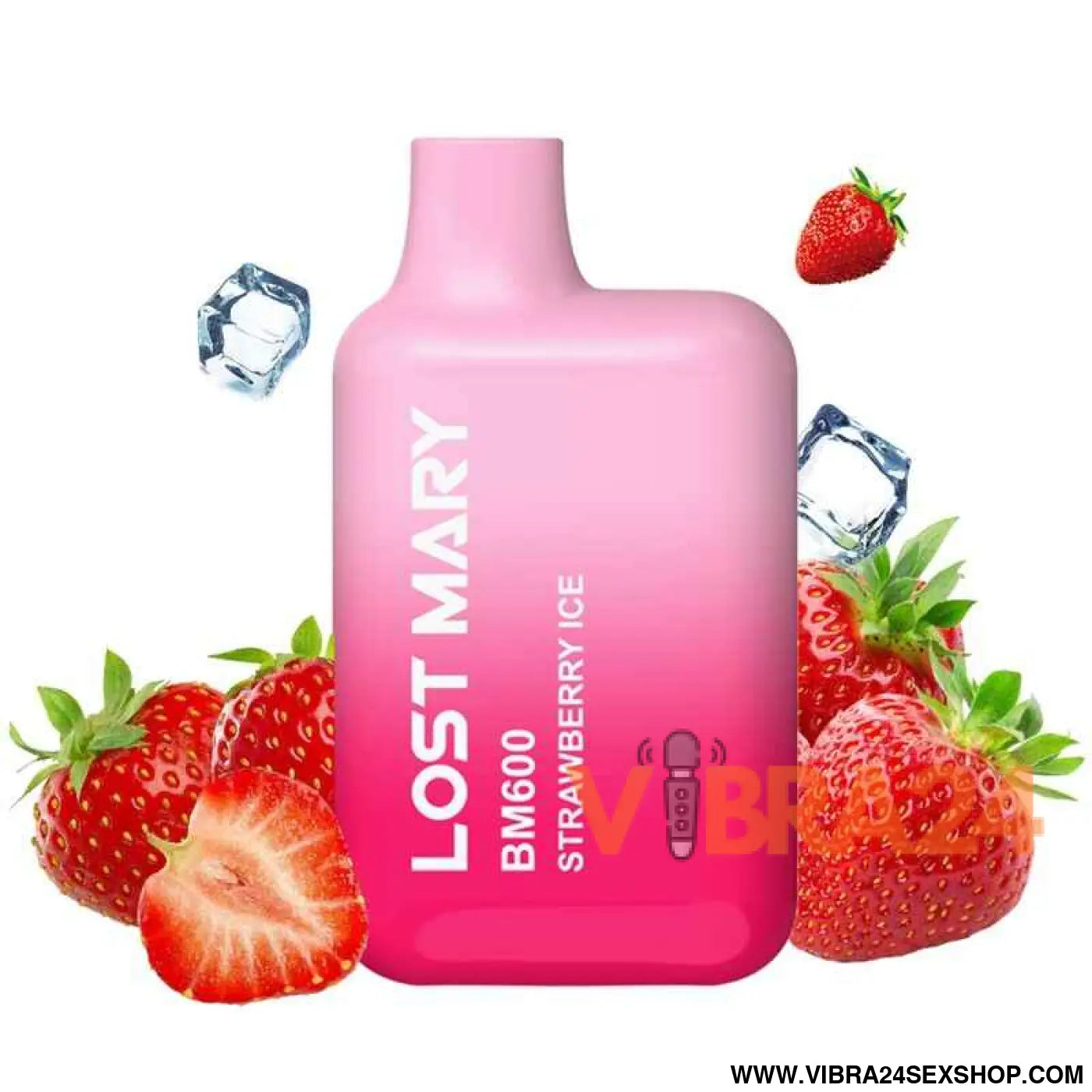 LOST MARY - BM600 NICOTINE VAPER 2% DESCARTÁVEL MORANGO ICE