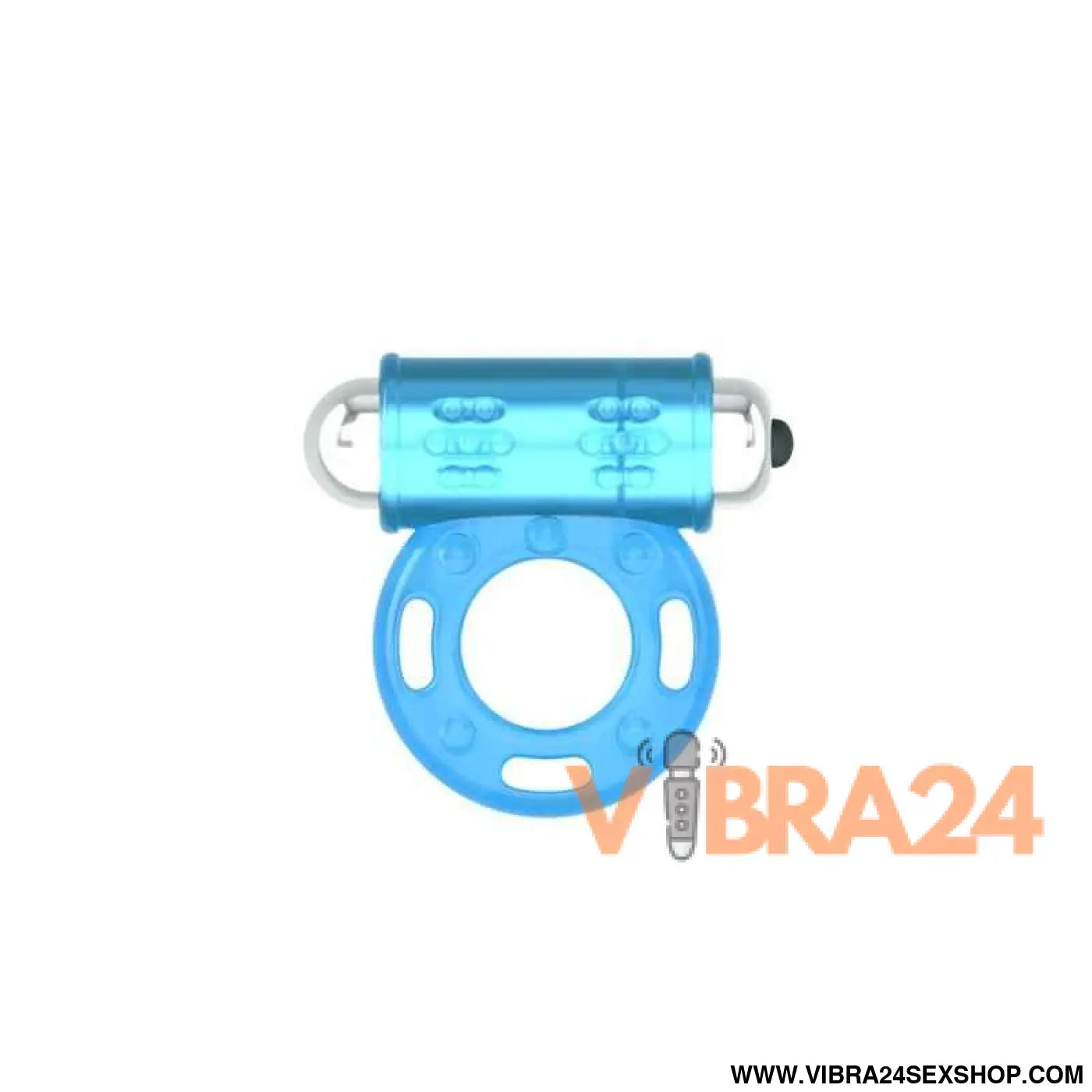 Lumino Play Vibrating Penis Ring Blue Light