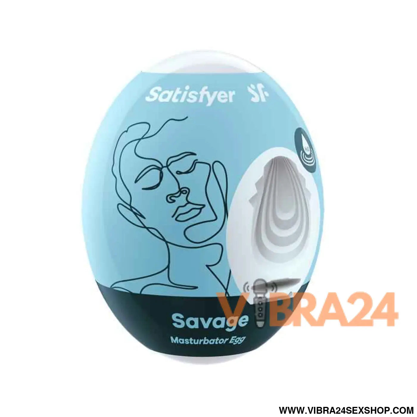 Masturbator Egg Single Savage Hydro-Active