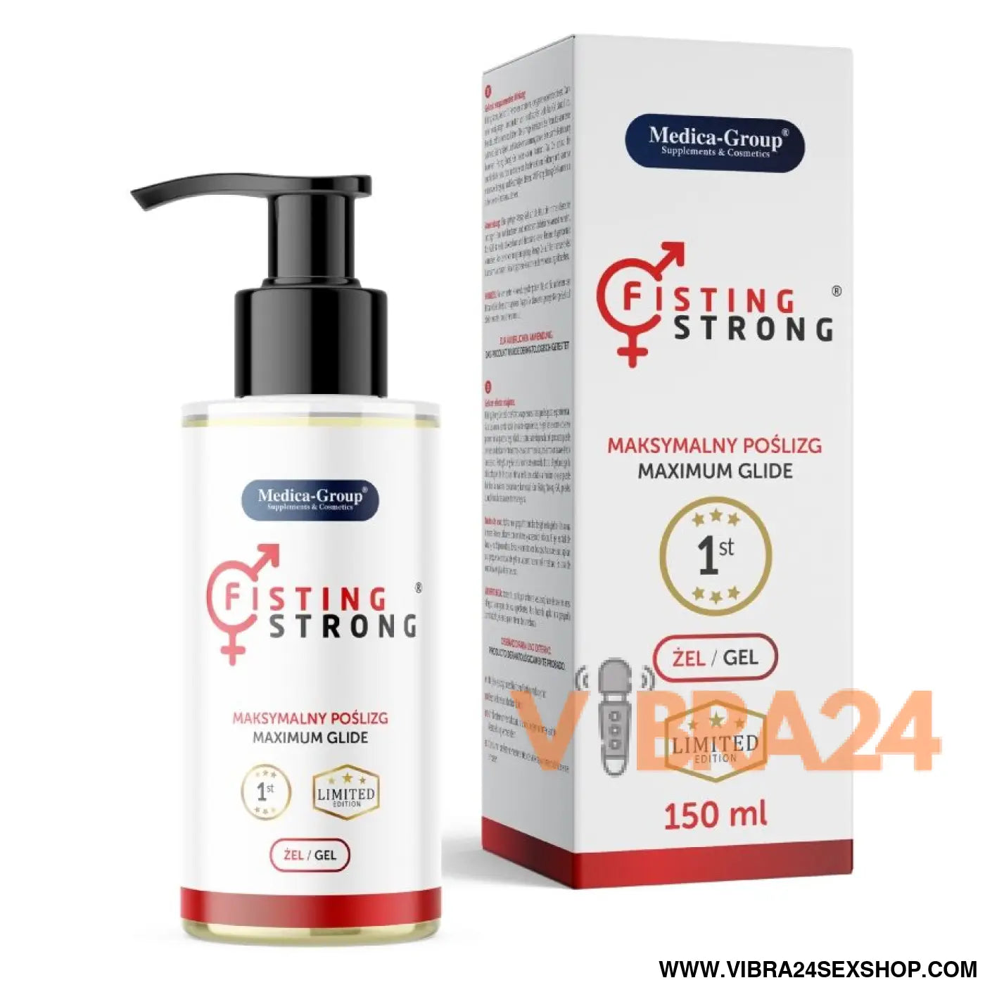 MEDICA GROUP - GEL ANAL ÍNTIMO FISTING STRONG 150 ML