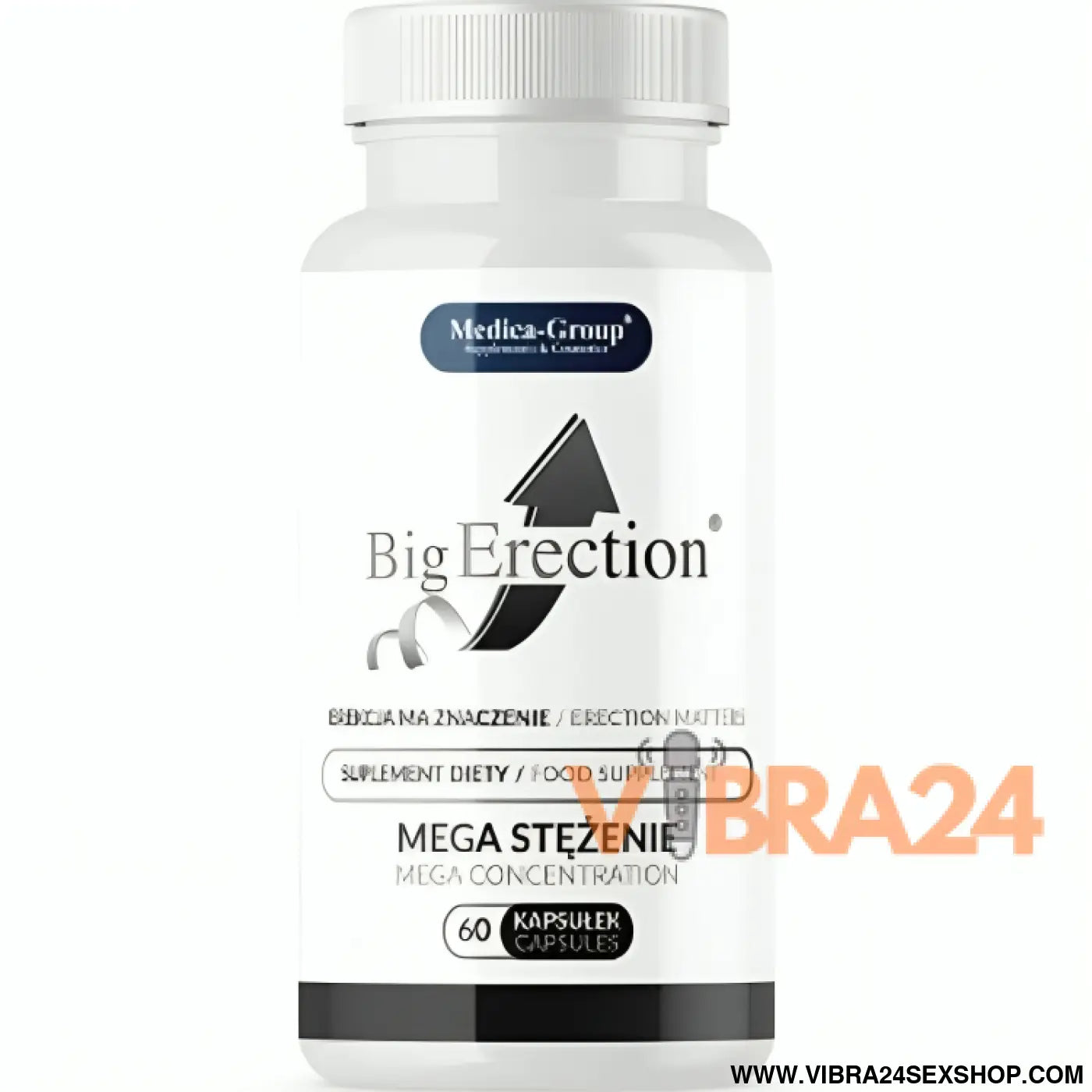 MEDICA GROUP - MELHORADOR DE EREÇÃO PARA HOMENS 60 CÁPSULAS