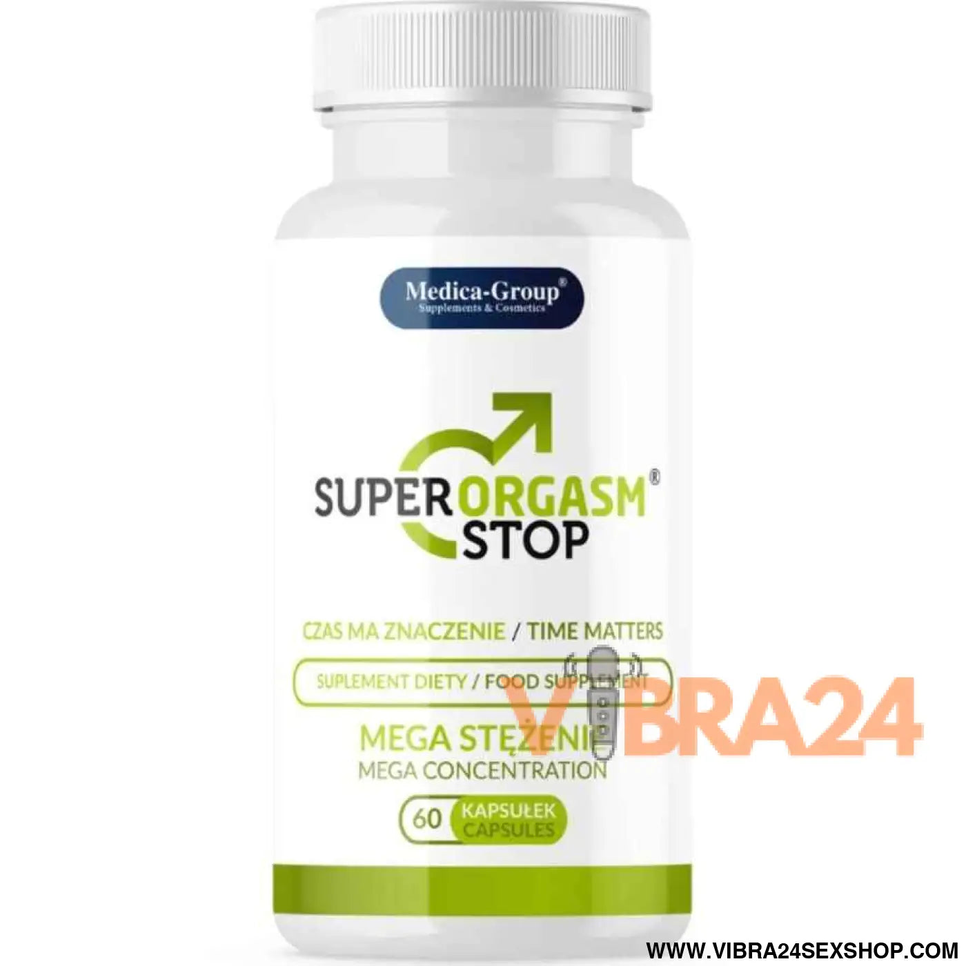 MEDICA GROUP - SUPER ORGASMO PARAR DE RETARDAR PARA HOMENS 60 CÁPSULAS
