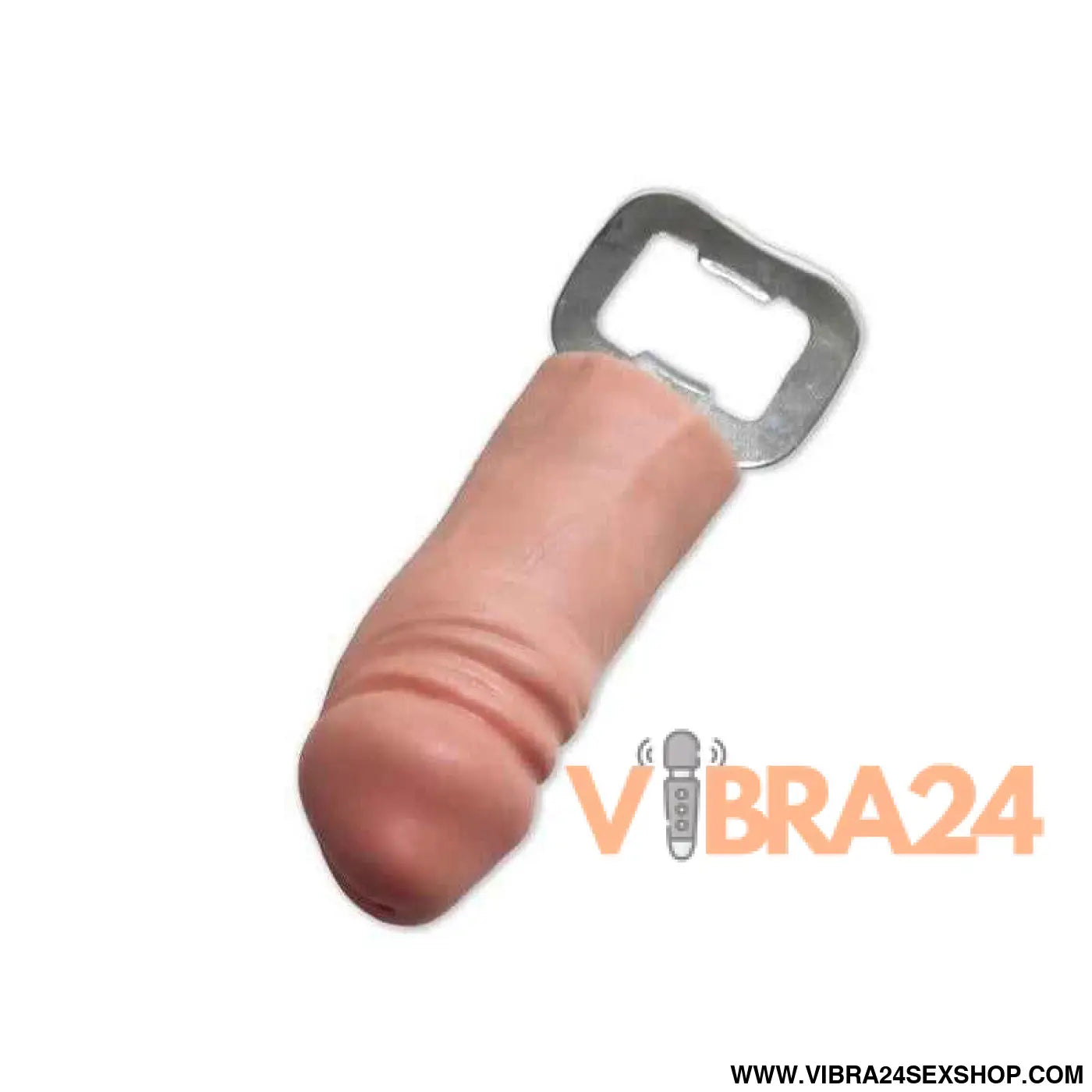 Metal Opener with Rubber Penis