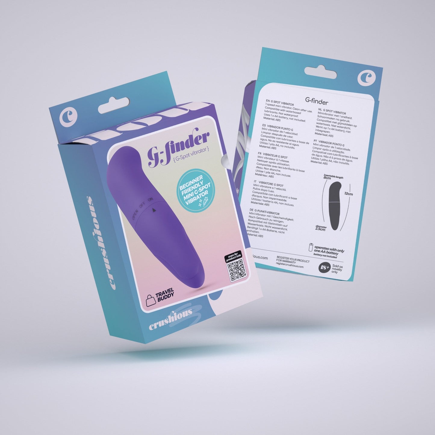 MINI MASSAJADOR G-FINDER ROXO CRUSHIOUS