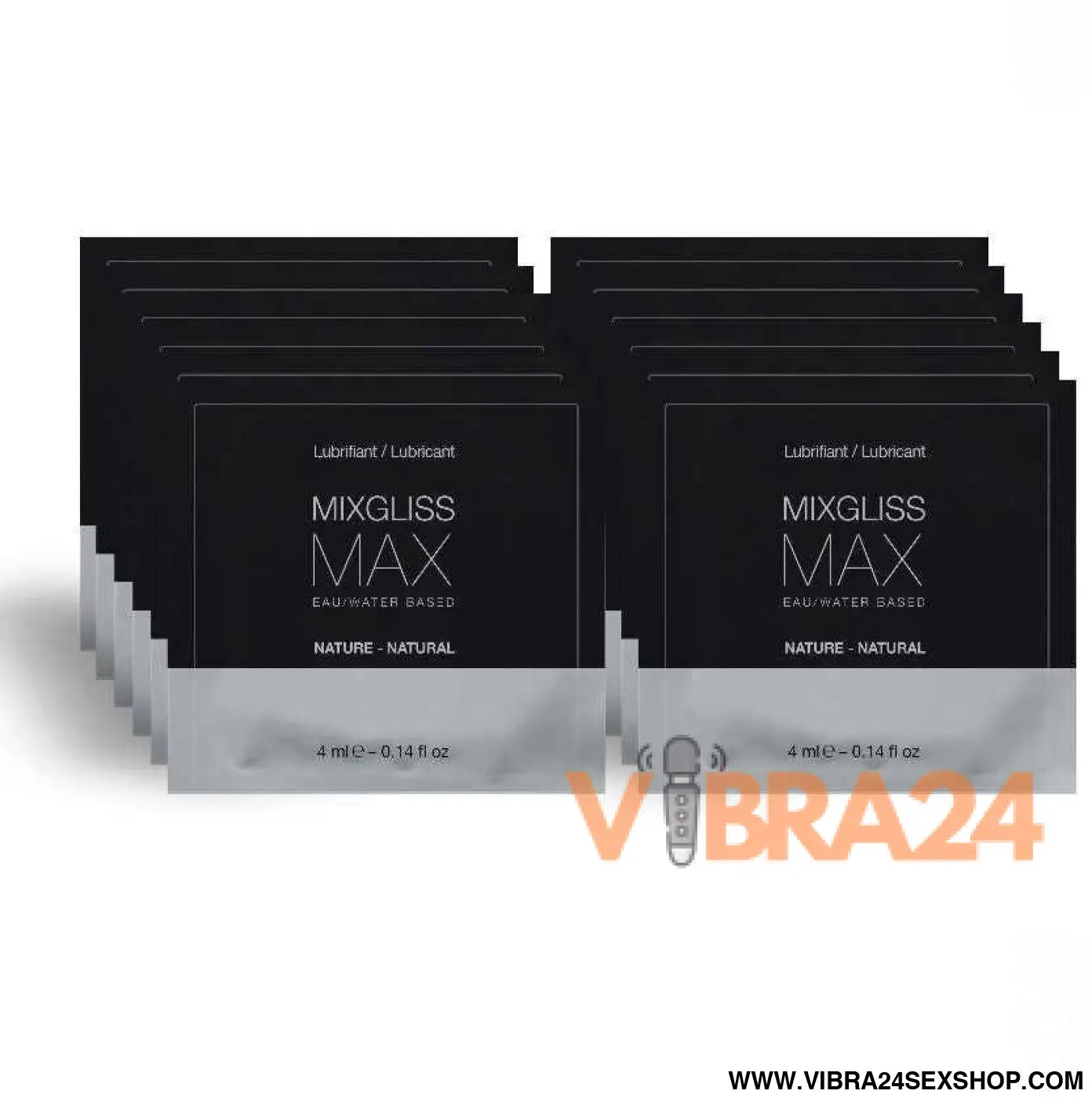 MIXGLISS - MAX ANAL DILATADOR LUBRIFICANTE PACK 12 DOSE ÚNICA 4ML