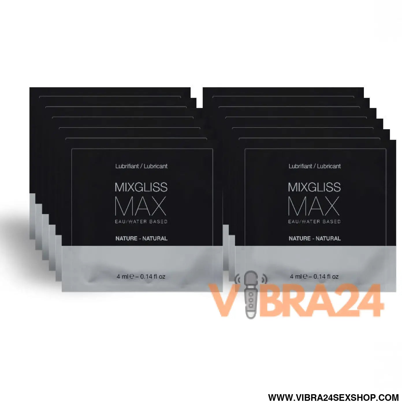 MIXGLISS - MAX ANAL DILATADOR LUBRIFICANTE PACK 12 DOSE ÚNICA 4ML