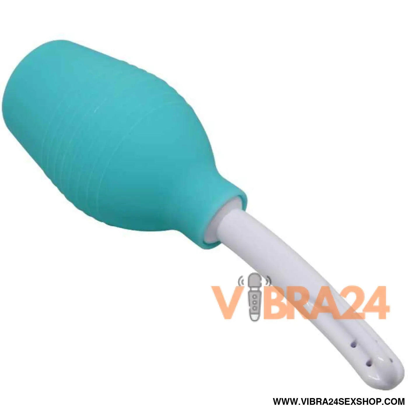 MR PLAY - CHUVEIRO DE BORRACHA ANAL PEAR AZUL