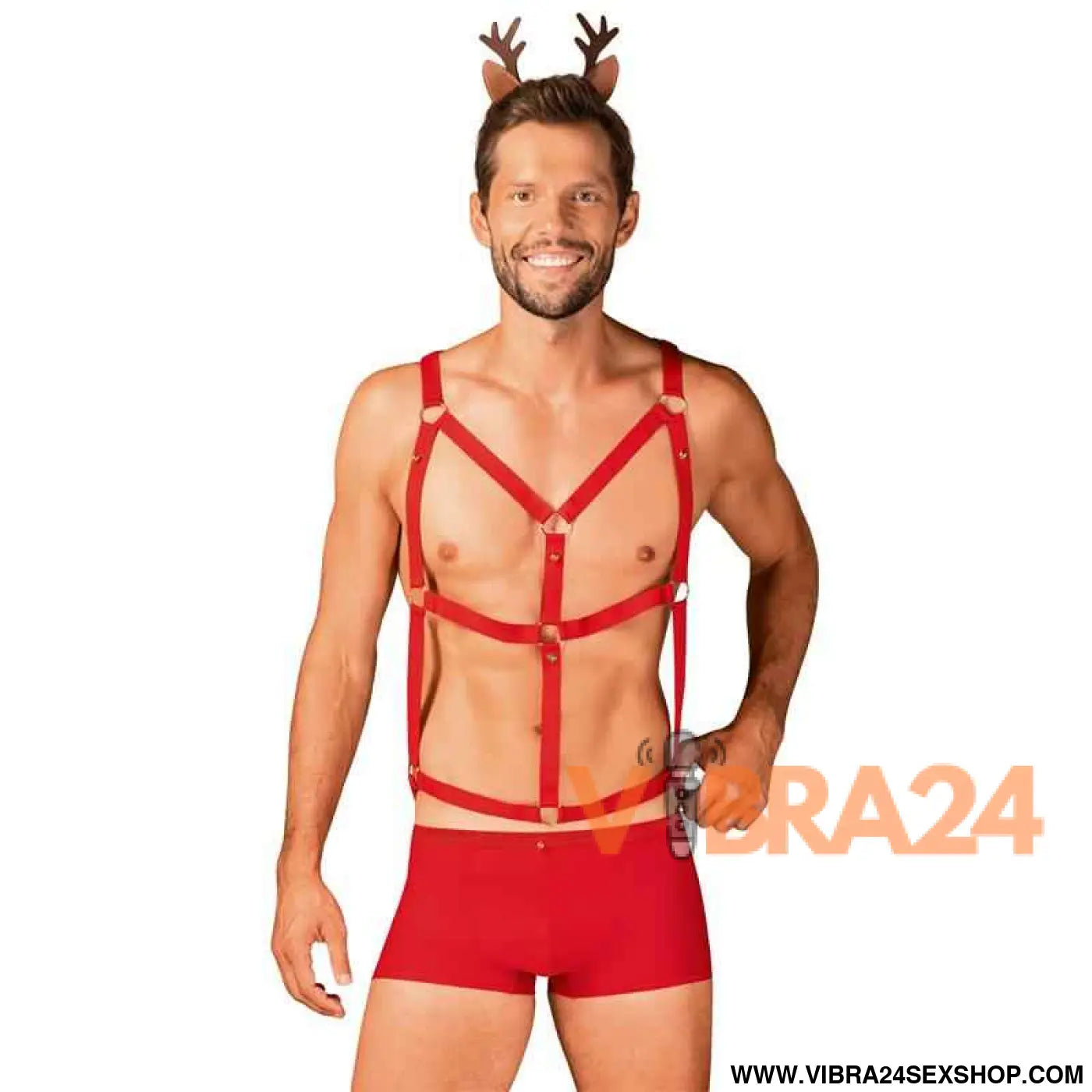 Mr Reindy Shorts Harness and Headband Set - Size (interno):S/M