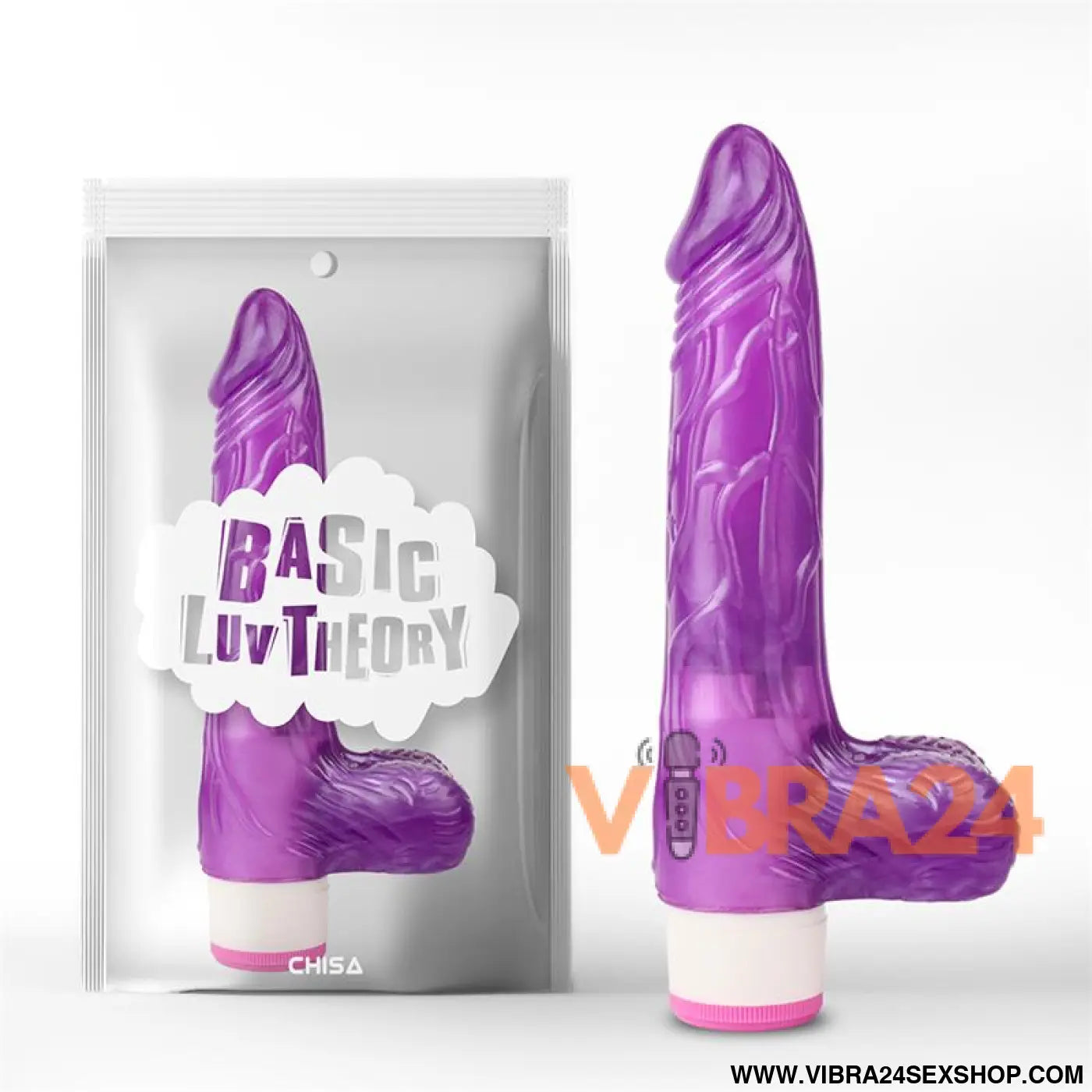 Multi-Speed Vibe Realistic Purple 20 cm