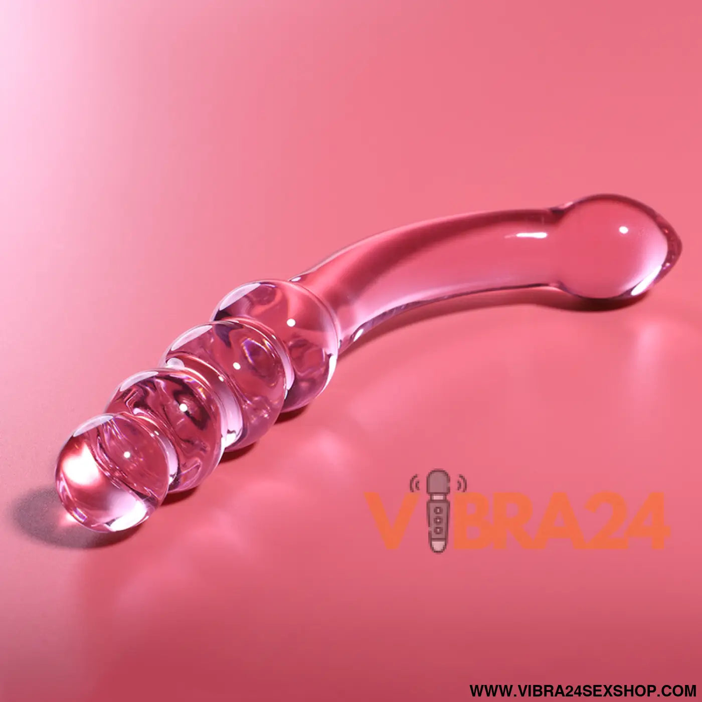 NEBULA SERIES BY IBIZA - MODELO 14 DILDO VIDRO BOROSILICADO ROSA 18.5 CM -O- 3