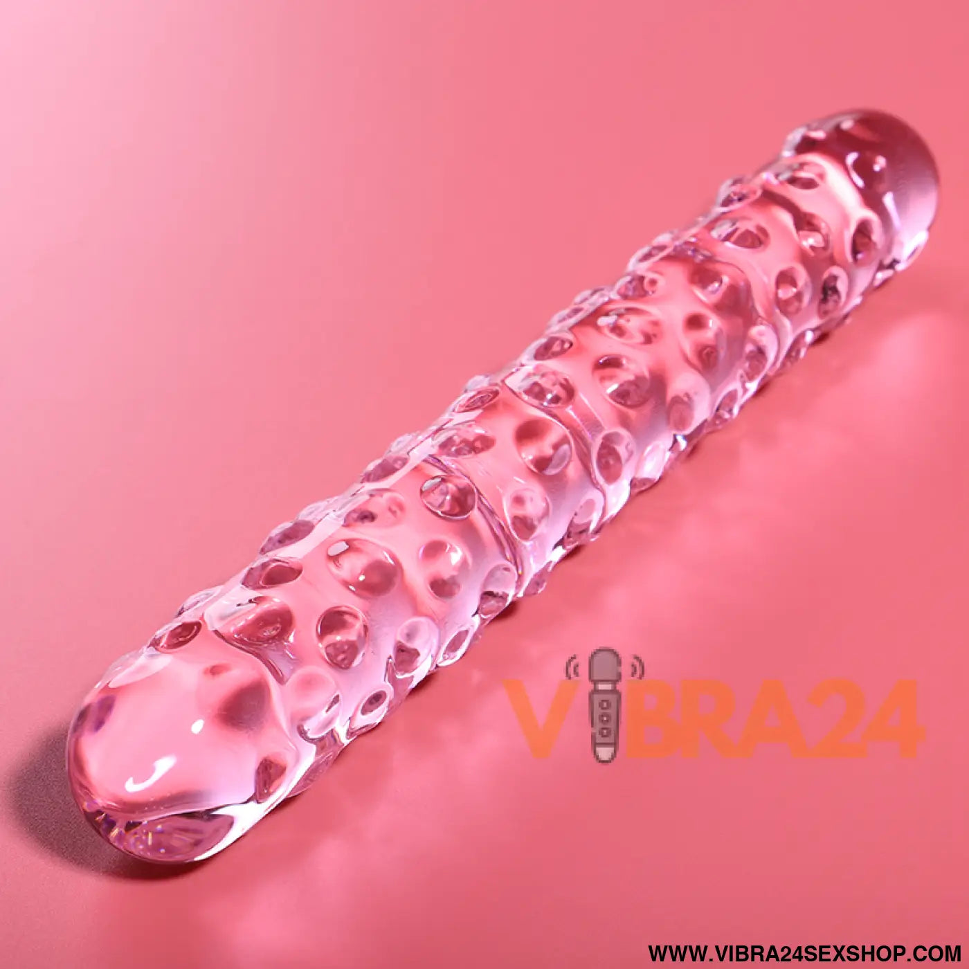 NEBULA SERIES BY IBIZA - MODELO 15 DILDO VIDRO BOROSILICADO ROSA 18.5 CM -O- 3