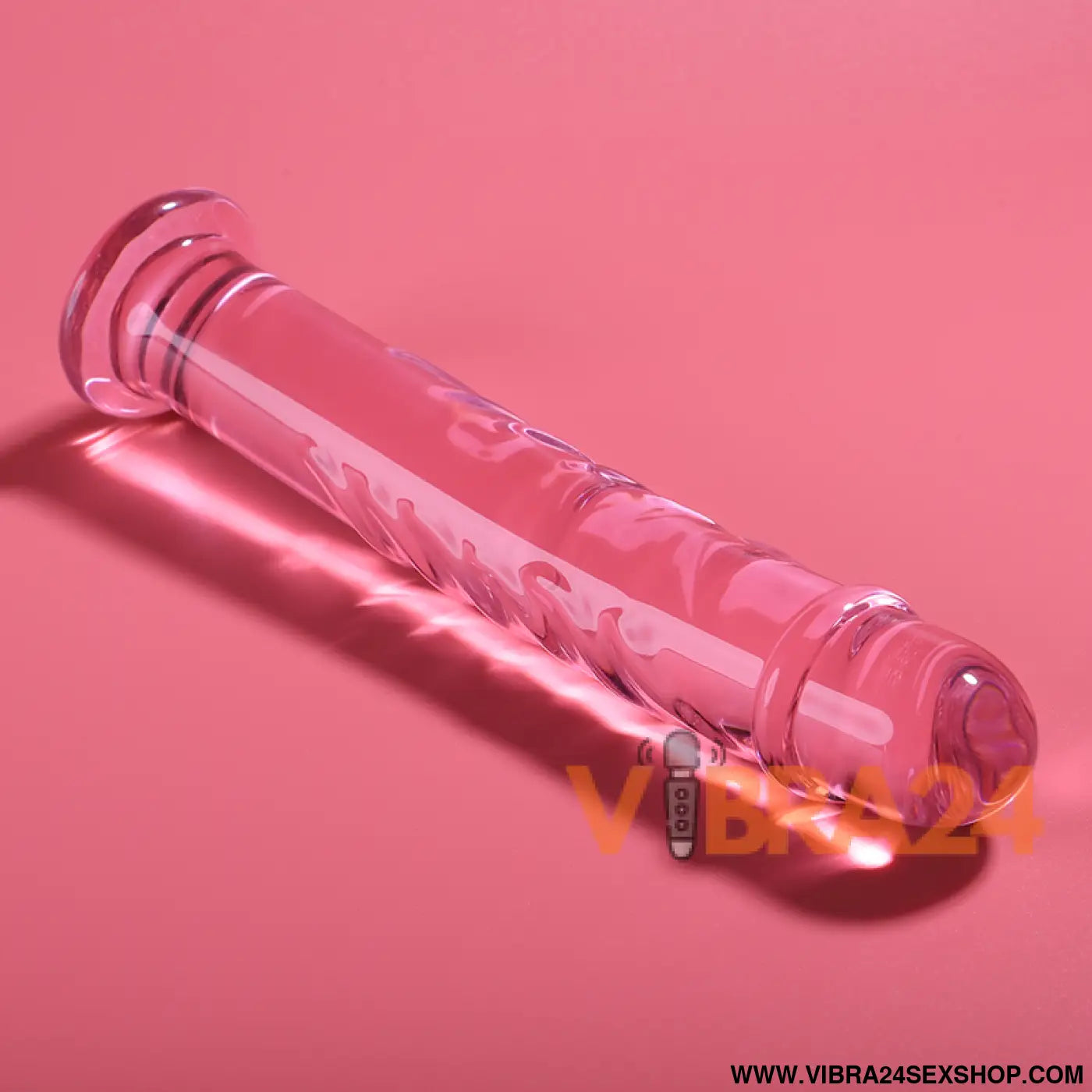 NEBULA SERIES BY IBIZA - MODELO 16 DILDO VIDRO BOROSILICADO ROSA 18.5 CM -O- 3