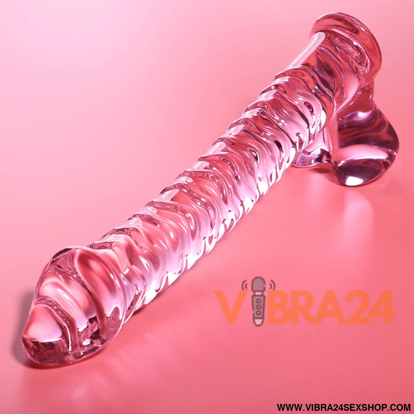 NEBULA SERIES BY IBIZA - MODELO 23 DILDO VIDRO BOROSILICADO ROSA 21.5 CM -O- 4