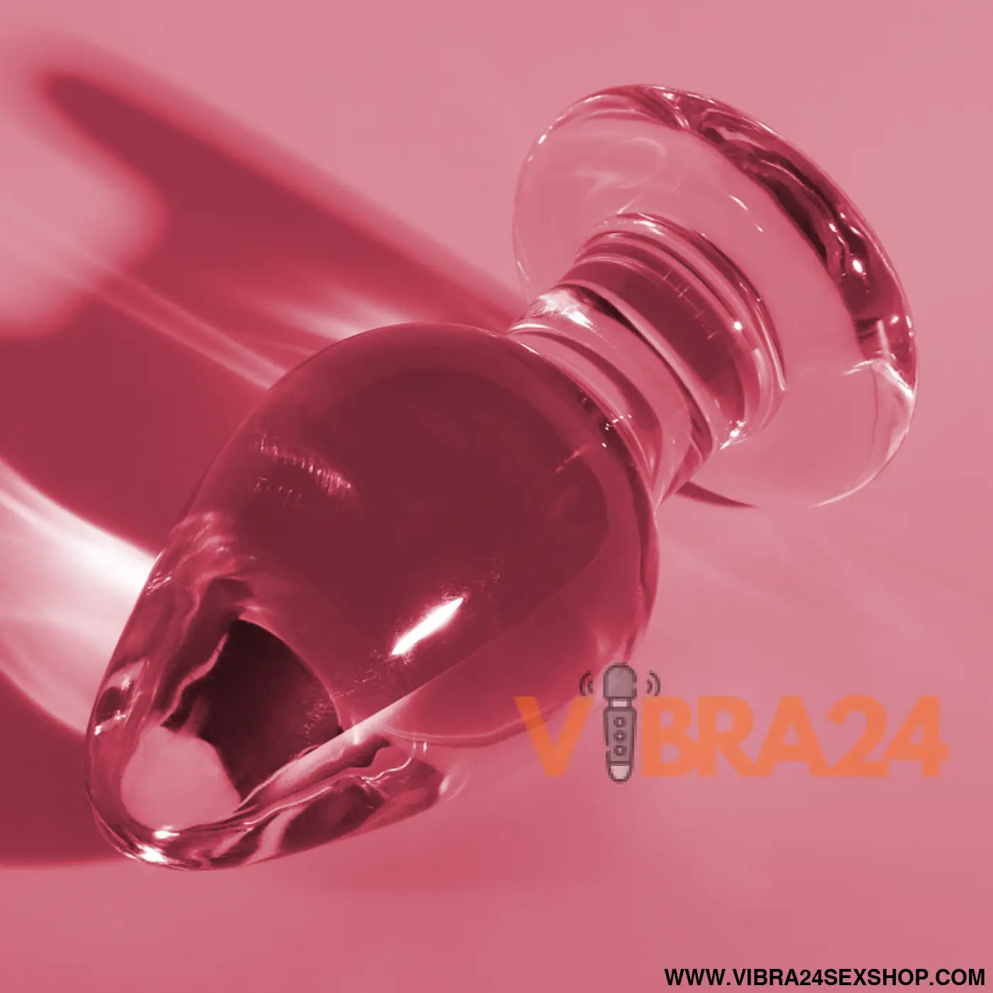 NEBULA SERIES BY IBIZA - MODELO 3 ANAL PLUG VIDRO BOROSILICADO ROSA 11 CM -O- 5