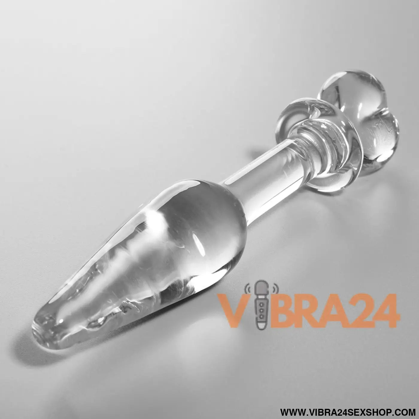NEBULA SERIES BY IBIZA - MODELO 7 ANAL PLUG VIDRO BOROSILICADO TRANSPARENTE 13.5 CM -O- 3