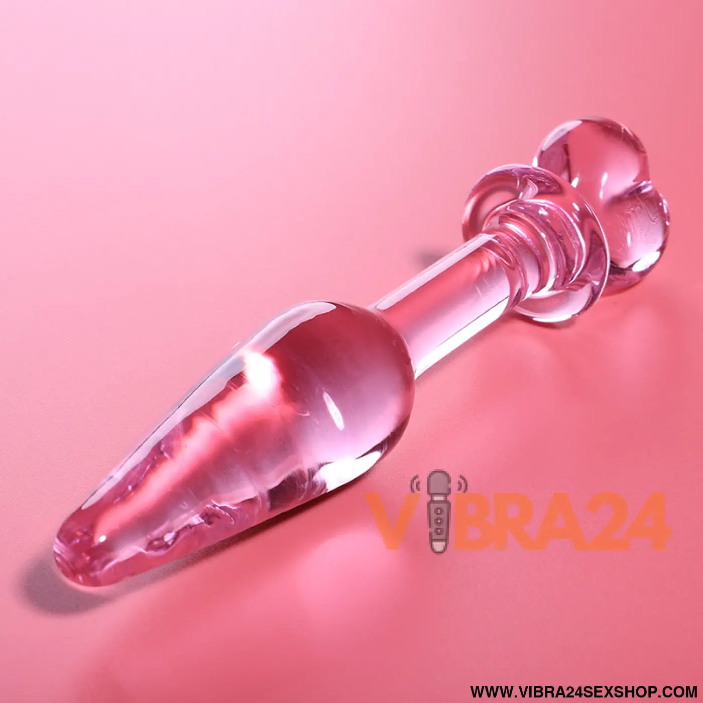 NEBULA SERIES BY IBIZA - MODELO 7 ANAL PLUG VIDRO BOROSILICADO ROSA 13.5 CM -O- 3