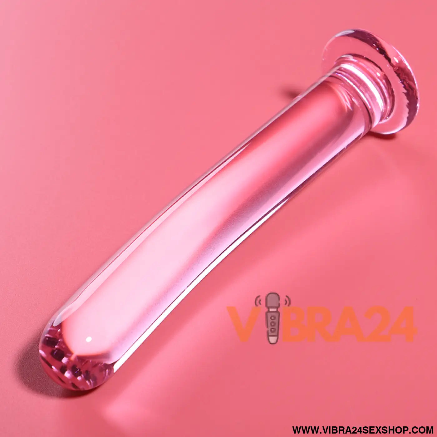 NEBULA SERIES BY IBIZA - MODELO 9 DILDO VIDRO BOROSILICADO ROSA 15.5 CM -O- 2.5