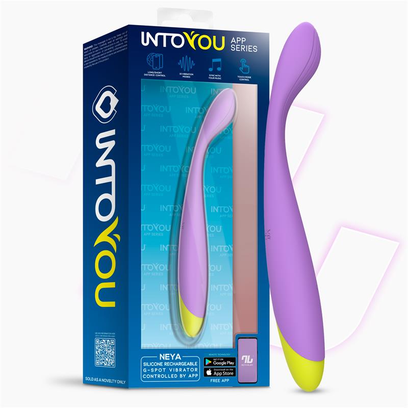 Intoyou APP Series – Neya: Vibrador para Ponto G com Design Curvo e Controlo por App para Prazer Conectado