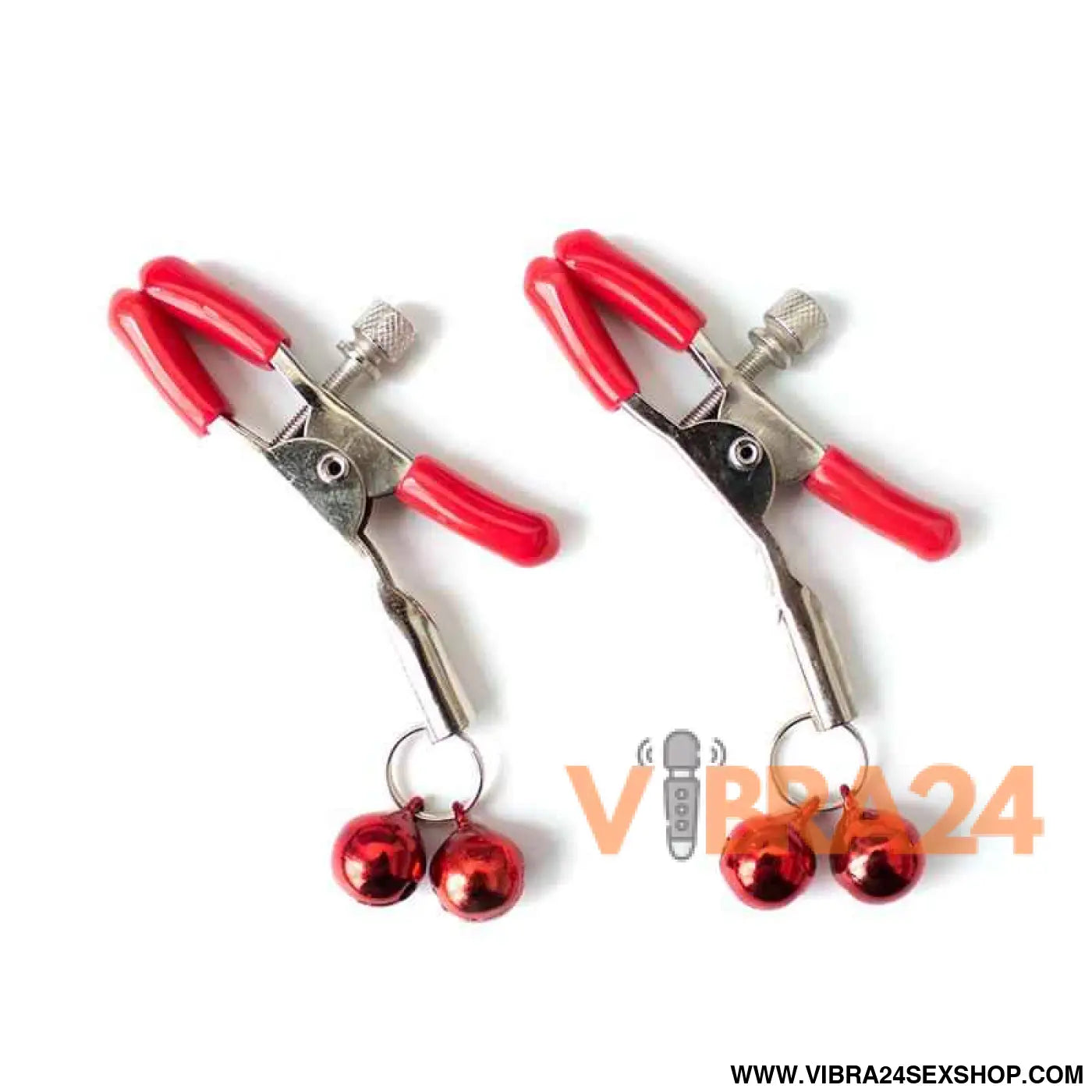Nipple Clamp with Bell Metal Red