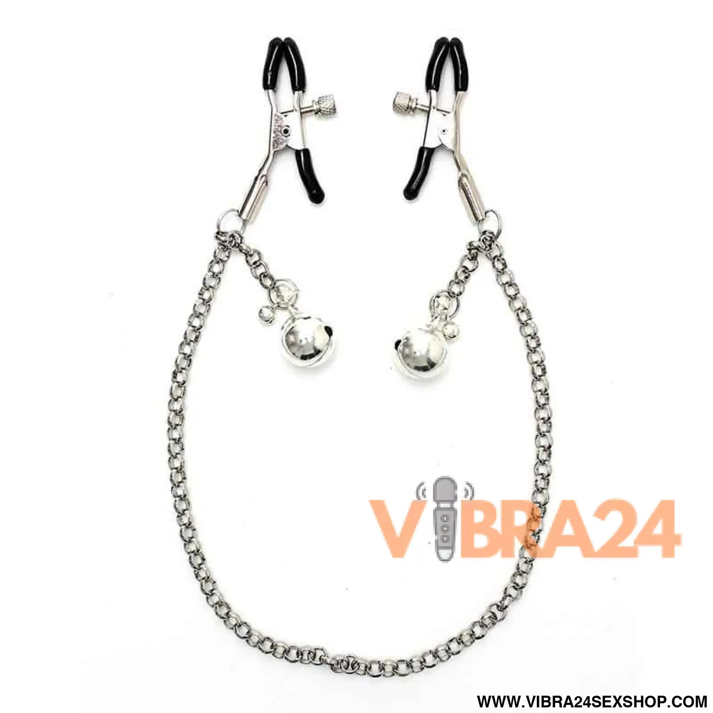 Nipple Clamps with Chain and Tincle Bells