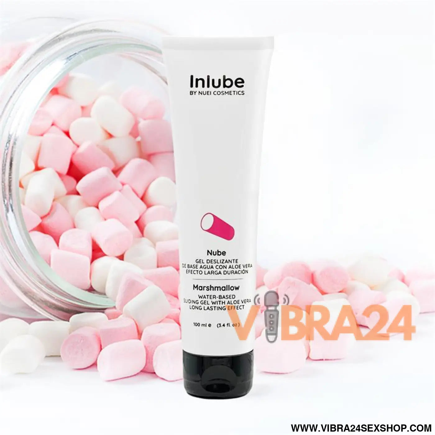 Nuei Water Base Lubricant Inlube Marshmallow 100 ml