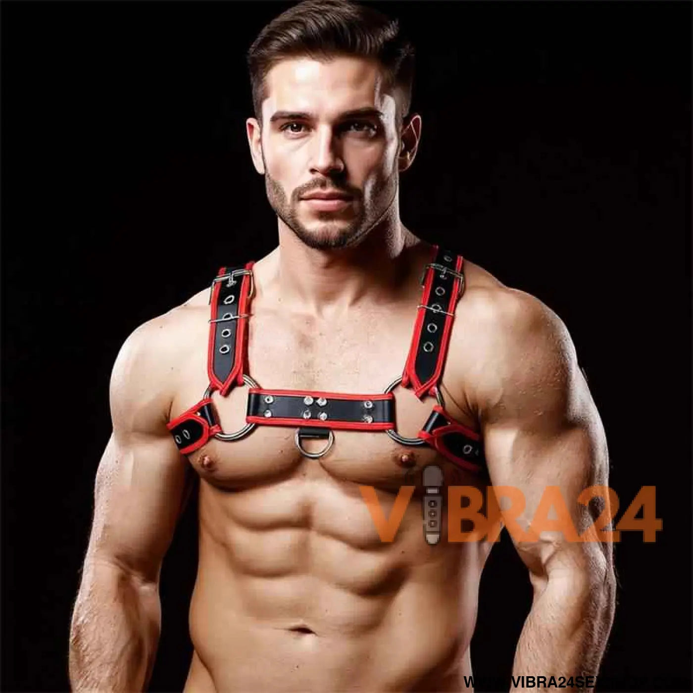 Odiseo Chest Bondage Harness for Men Vegan Leather