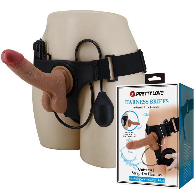 Oher Stra-On with Vibration and Squirt Dildo