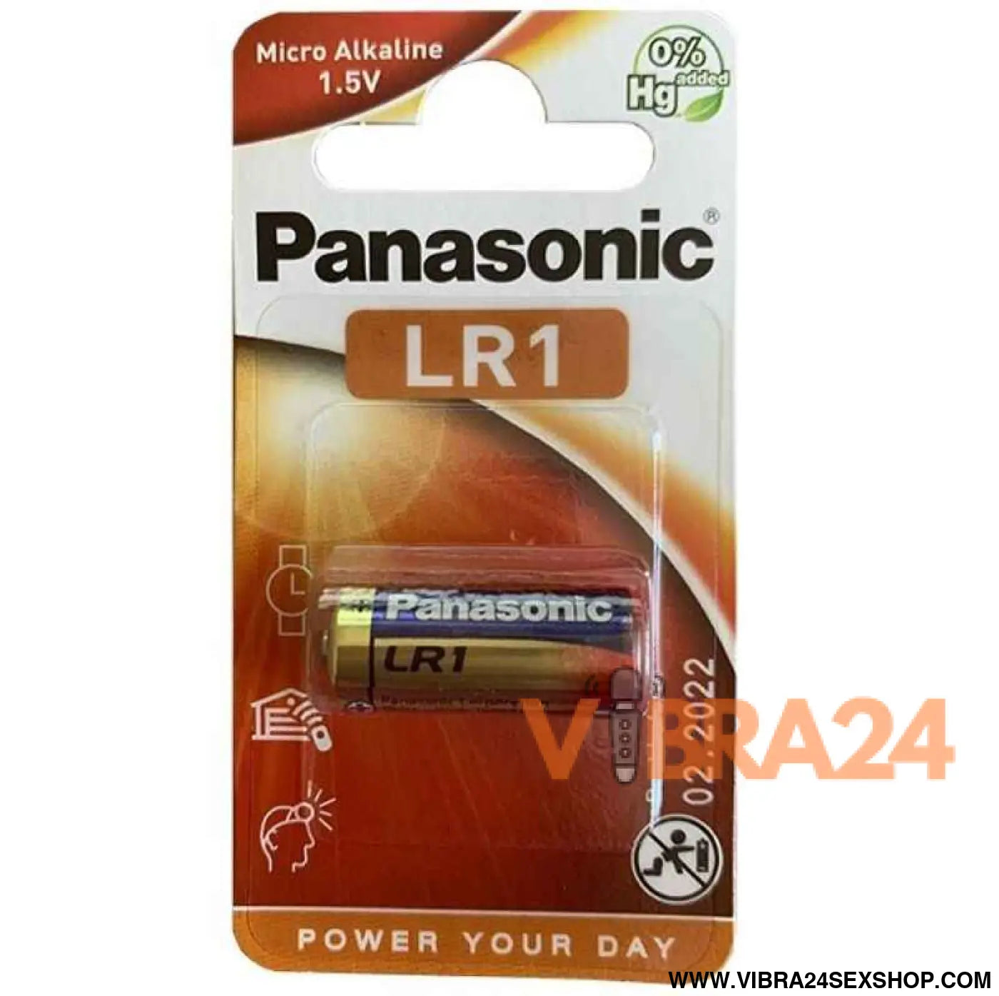 PANASONIC - BATERIA ALCALINA LR1 1.5V BLISTER 1 UNIDADE
