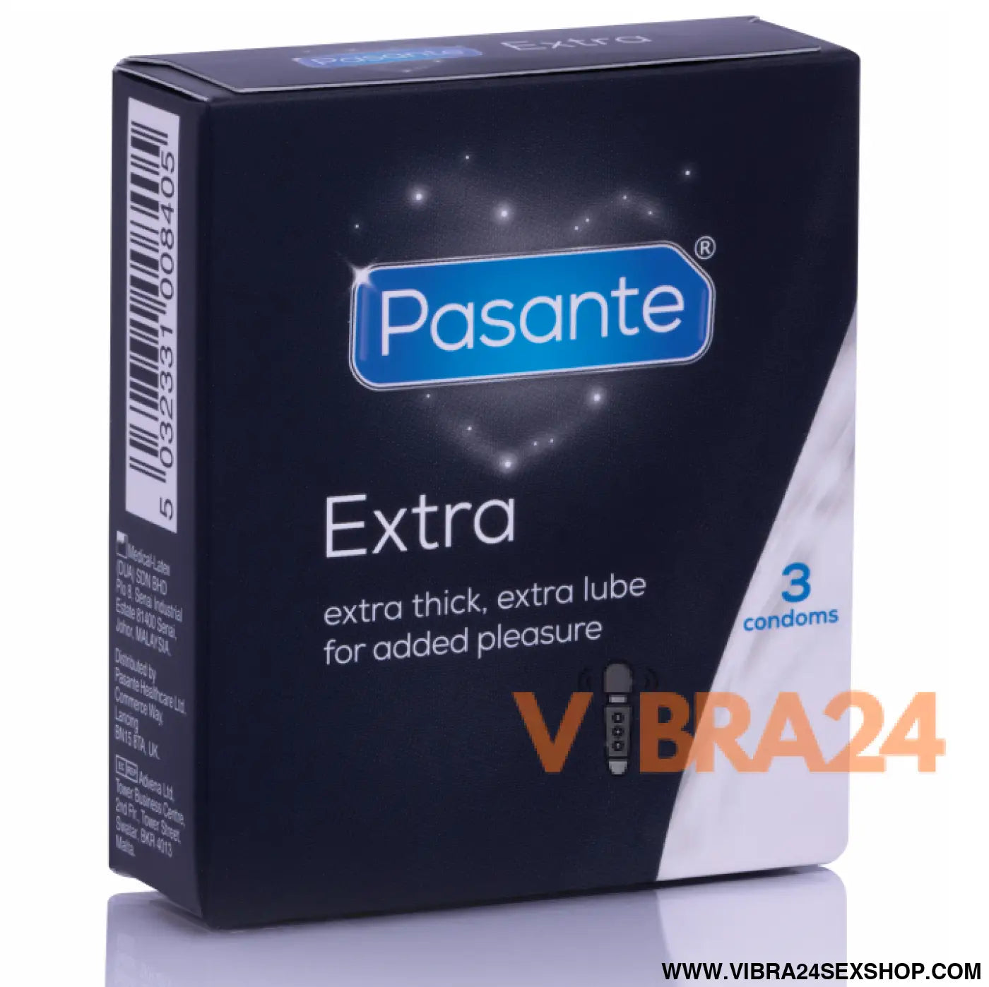 PASANTE - PRESERVATIVO EXTRA GROSSO DE 3 UNIDADES