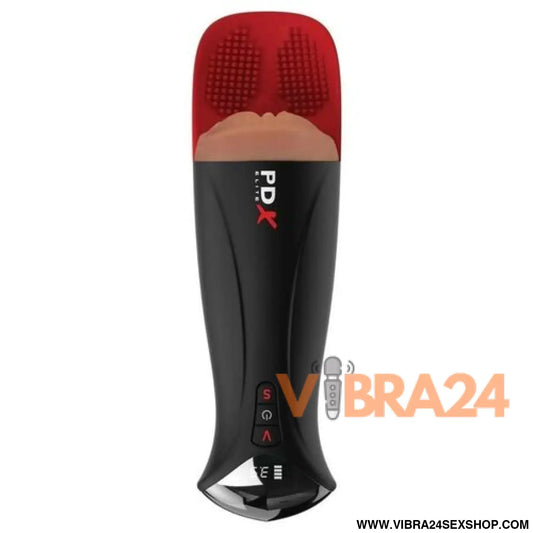 PDX ELITE - FAP-O-MATIC PRO XL VIBRATÓRIO AUTOMÁTICO MARROM 34,9 CM