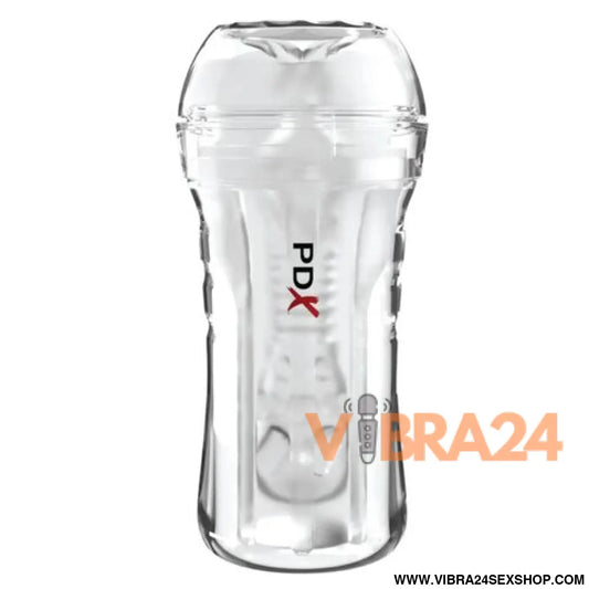 PDX Extreme – Wet Pussies Super Luscious Lips: Masturbador com Lábios Voluptuosos e Design Transparente para Prazer
