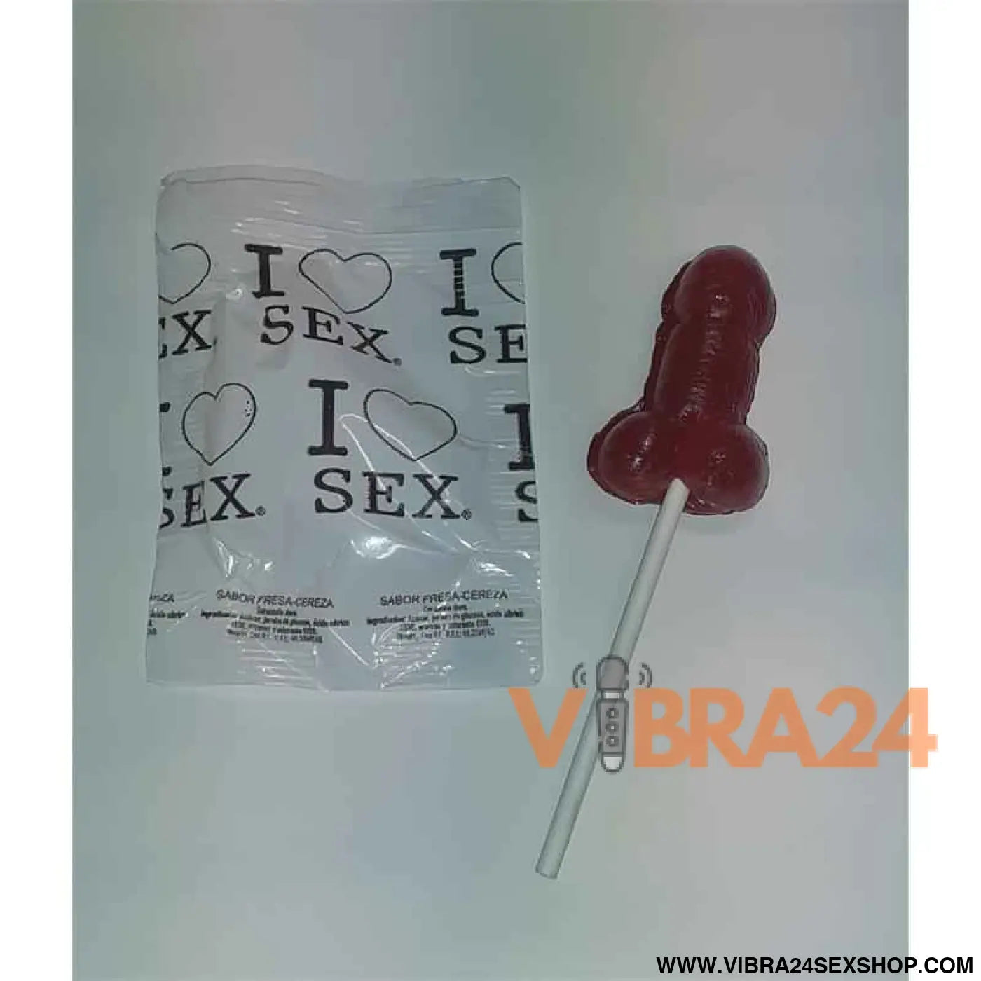 Penis Lollipop Strawberry and Cherry