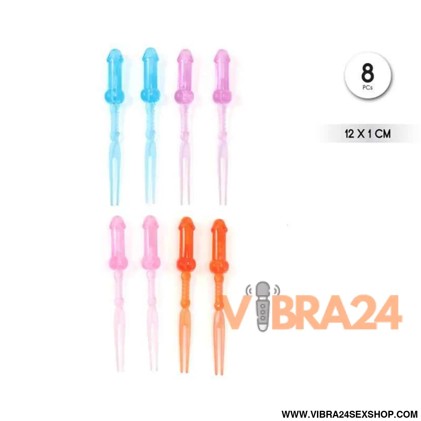 Penis-shaped skewers 8 units