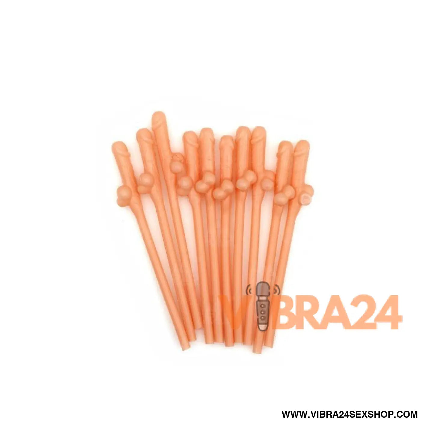 Penis-Shaped Straws - Pack of 10