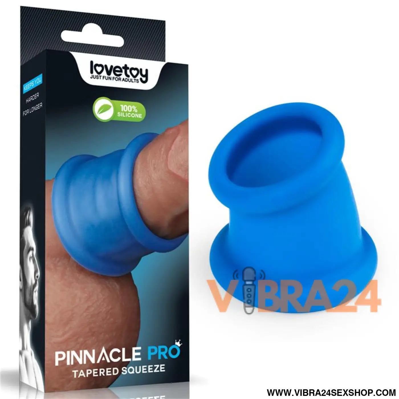 Pinnacle Pro Tapered Squeeze Stretcher Penis Ring
