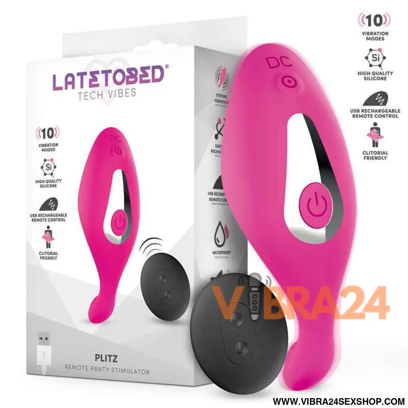 Plitz Panty Stimulator with Remote Control USB