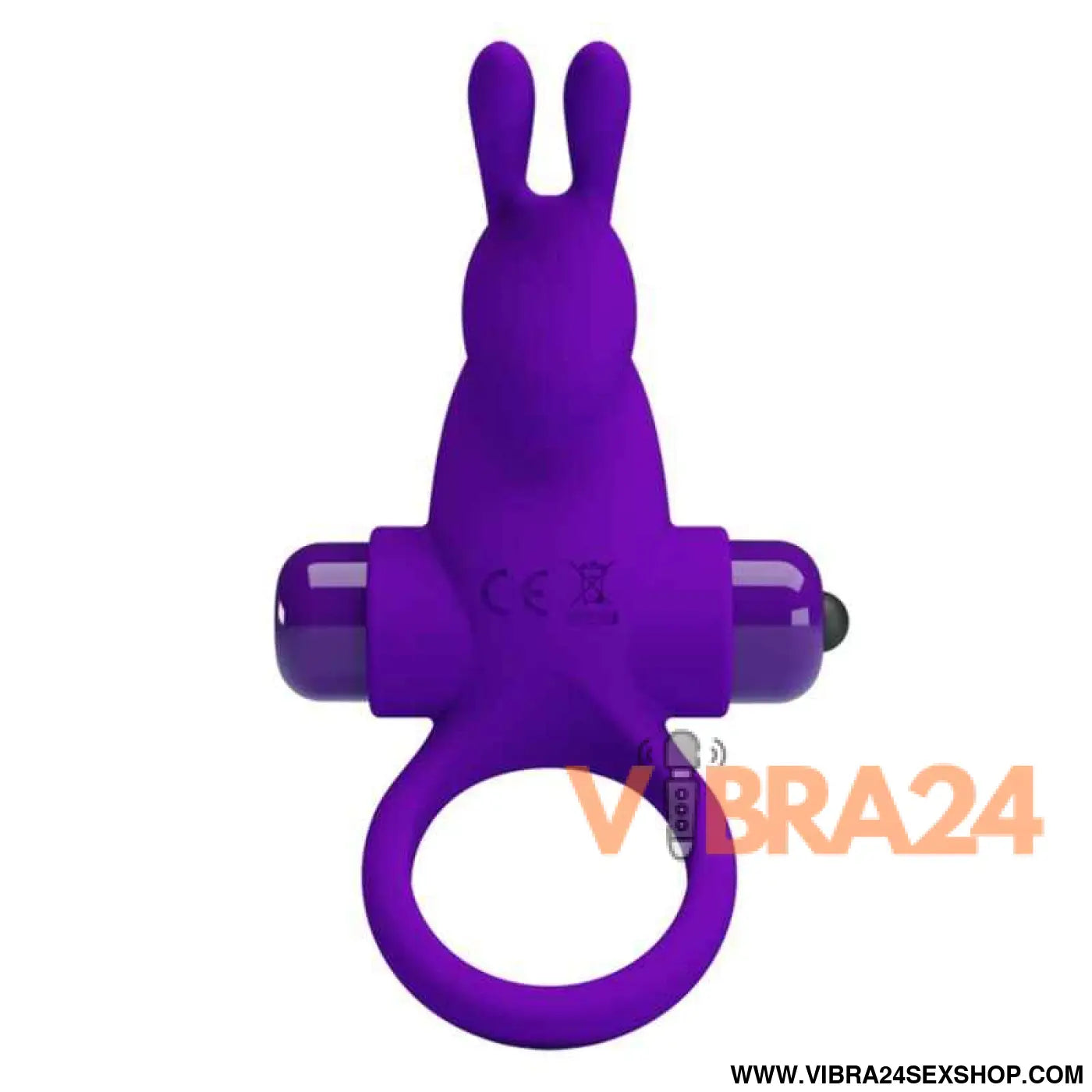 PRETTY LOVE - ANEL VIBRADOR I COELHO PARA PÊNIS ROXO