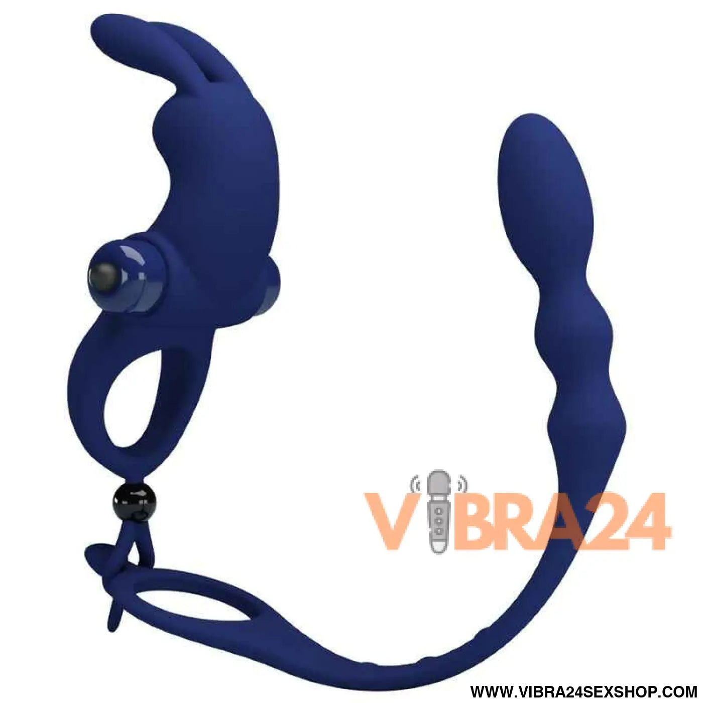PRETTY LOVE - AYAD ANEL VIBRADOR COELHO COM PLUG AZUL