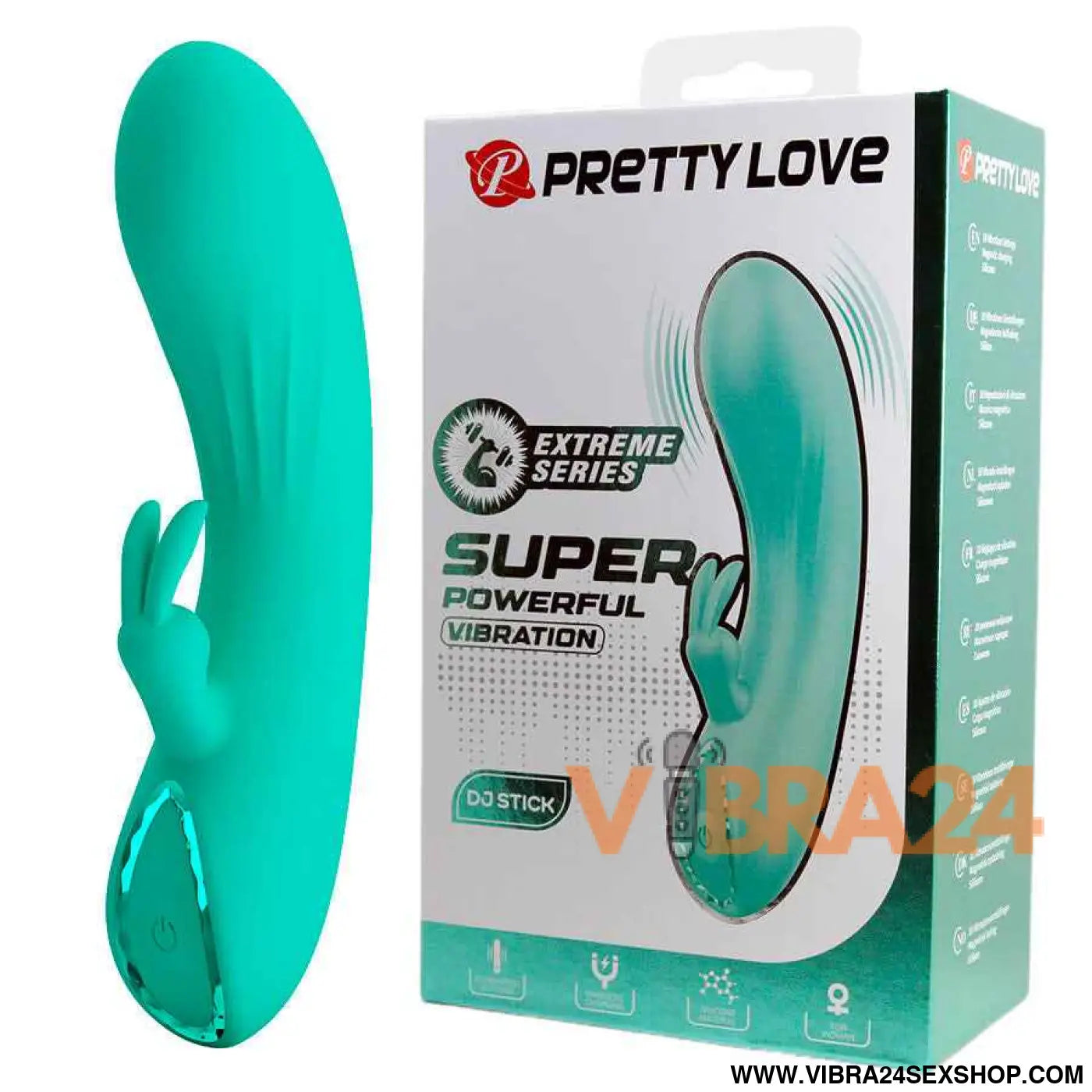 PRETTY LOVE - DJ STICK VIBRADOR G-SPOT TURQUESA