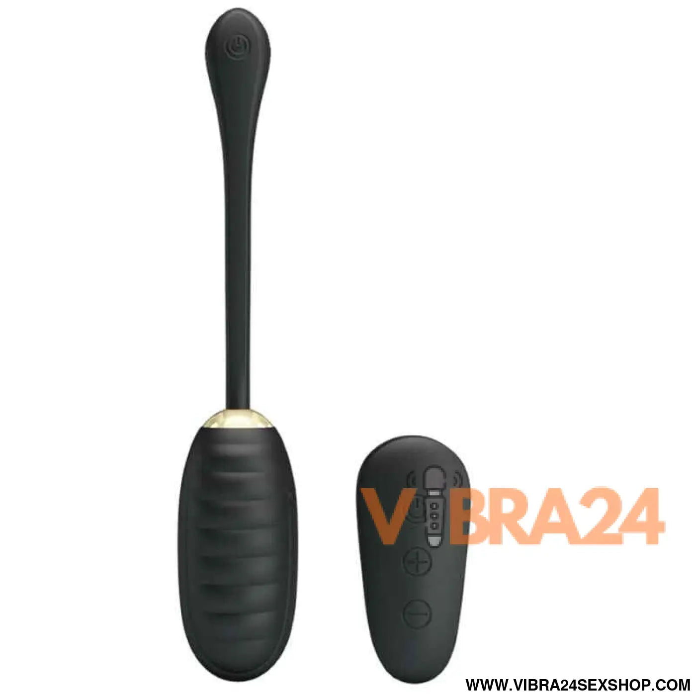 PRETTY LOVE - DOREEN LUXURY RECARREGÁVEL VIBRADOR OVO PRETO CONTROLE REMOTO