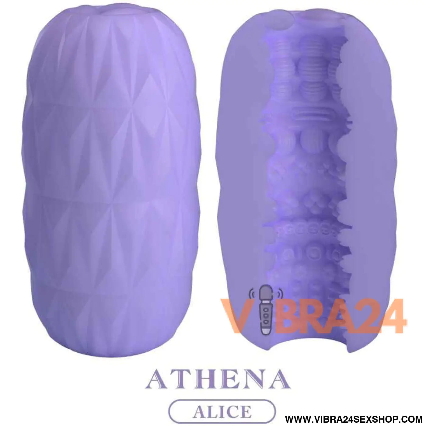 PRETTY LOVE - MASTURBADOR MASCULINO ATHENA ALICE ROXO