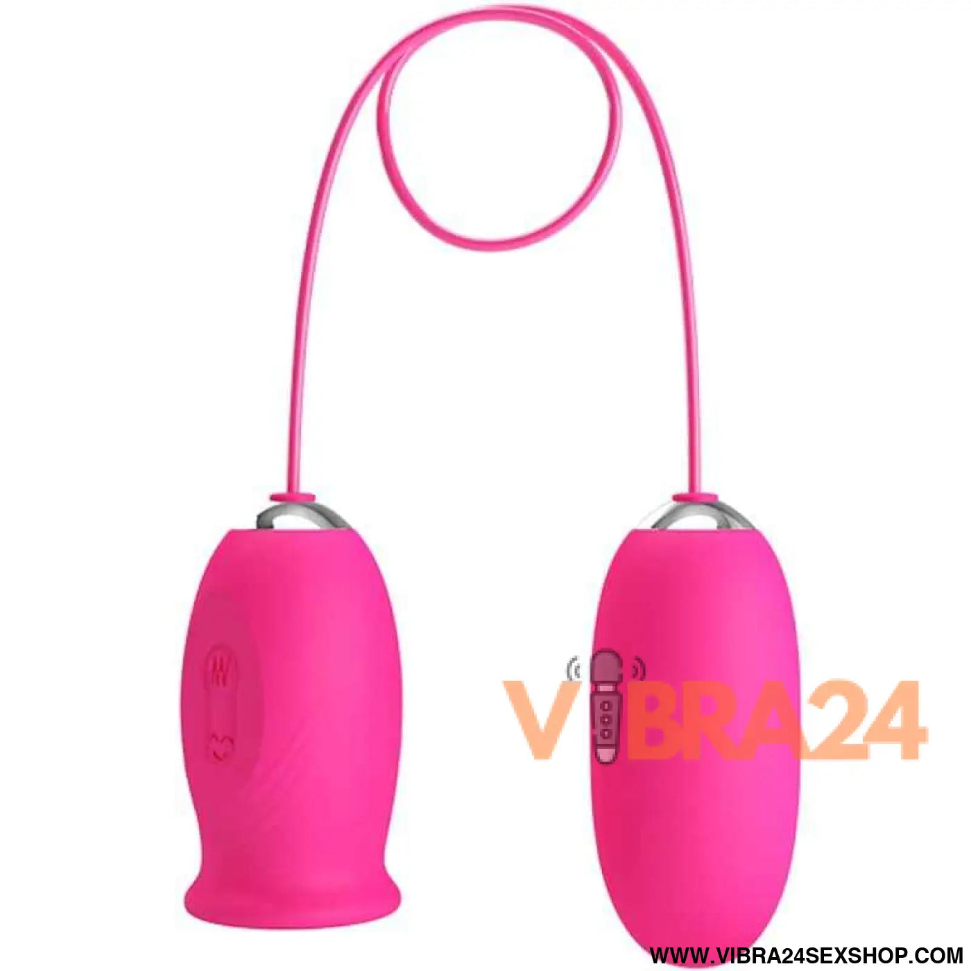 PRETTY LOVE - OVO VIBRADOR DAISY + LÍNGUA ESTIMULANTE DE CLITÓRIS ROSA