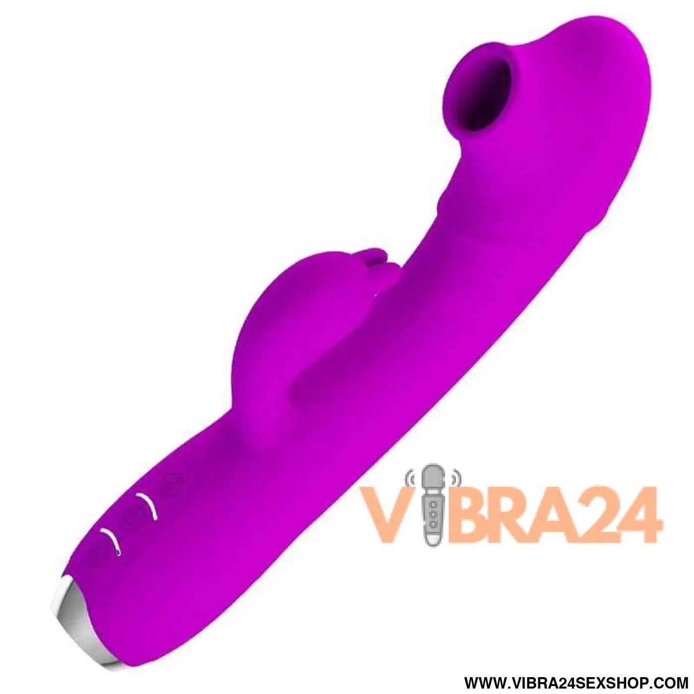 PRETTY LOVE - REGINA VIBRADOR RECARREGÁVEL - GEL DE SUCÇÃO ROXO