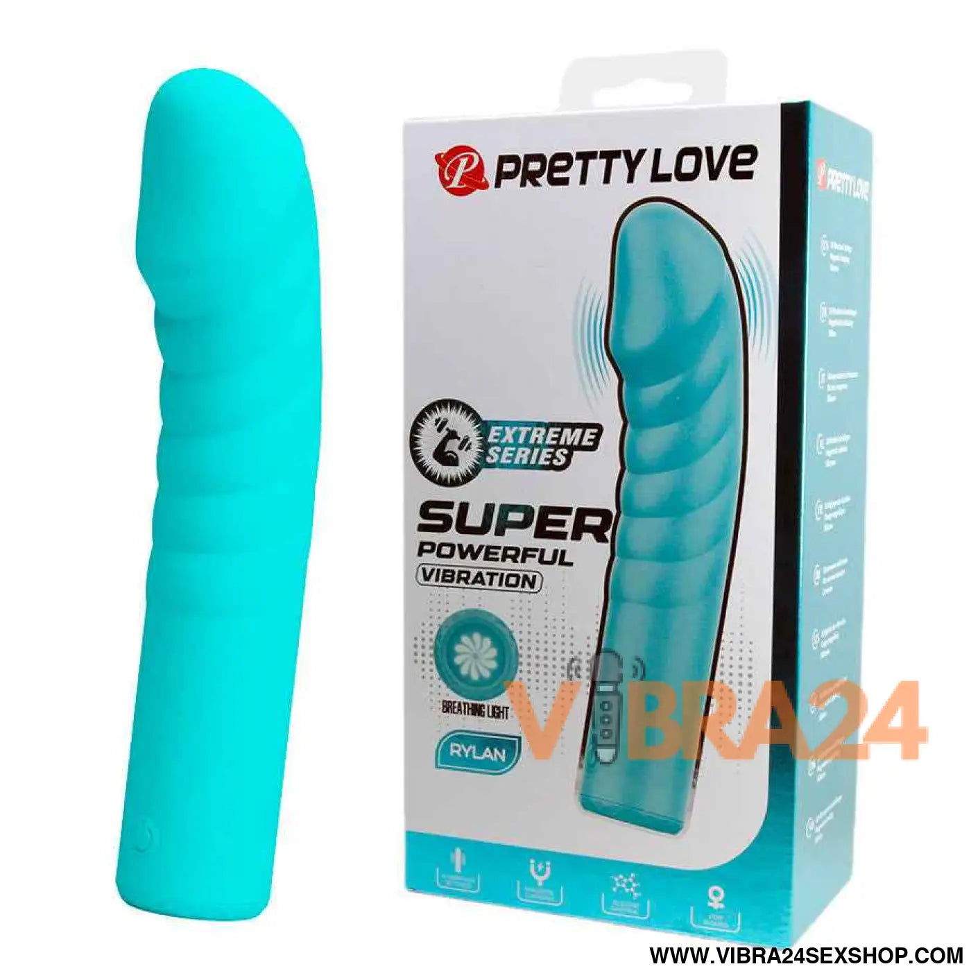 PRETTY LOVE - RYLAN VIBRADOR AZUL PARA PONTO G