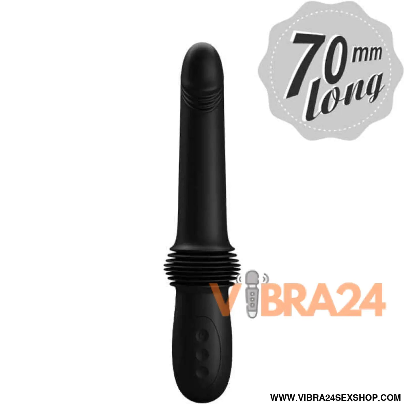 PRETTY LOVE - VIBRADOR PAZUZU 3 MODOS DE IMPULSO PRETO