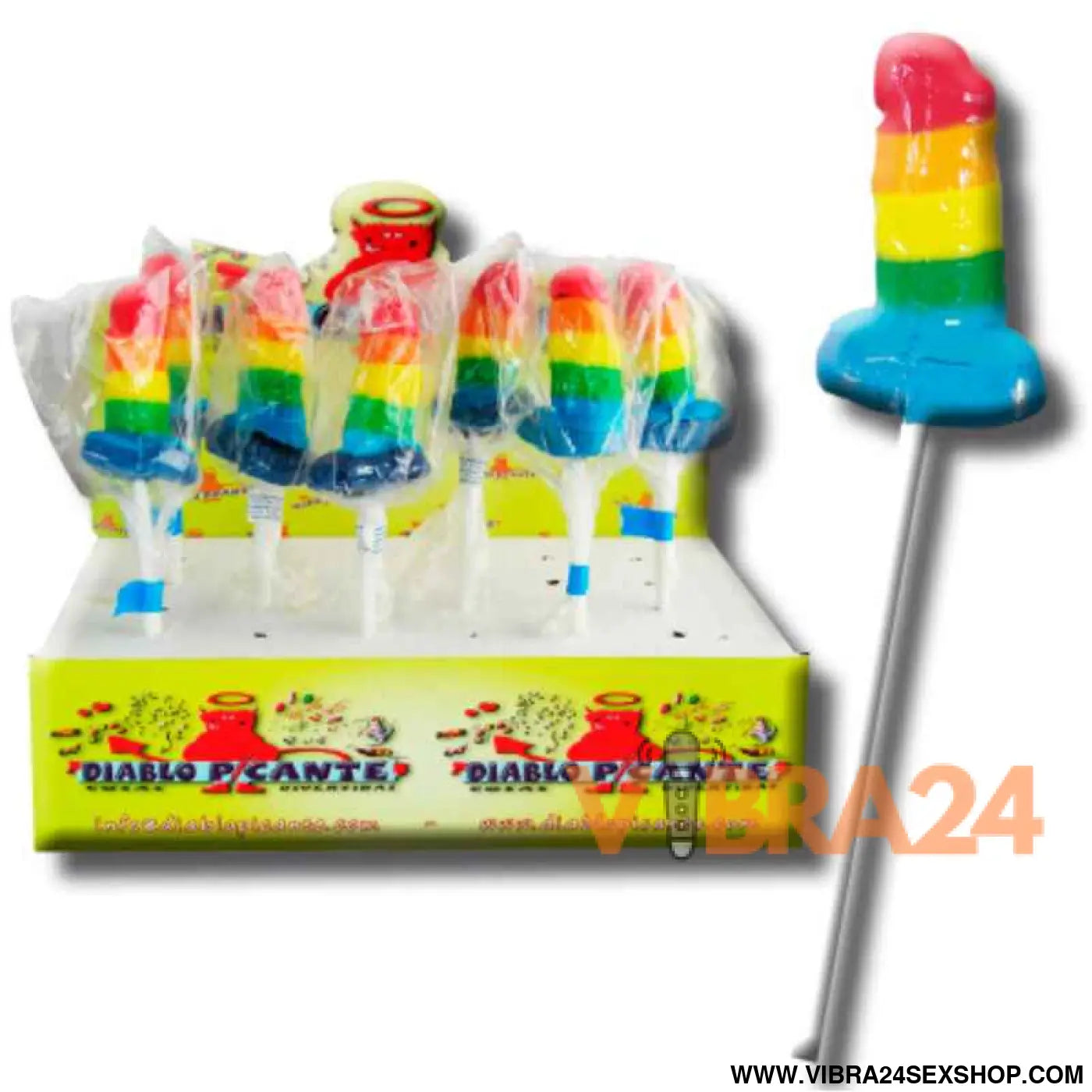 PRIDE - GUMMY LOLLIPOP PÊNIS LGBT