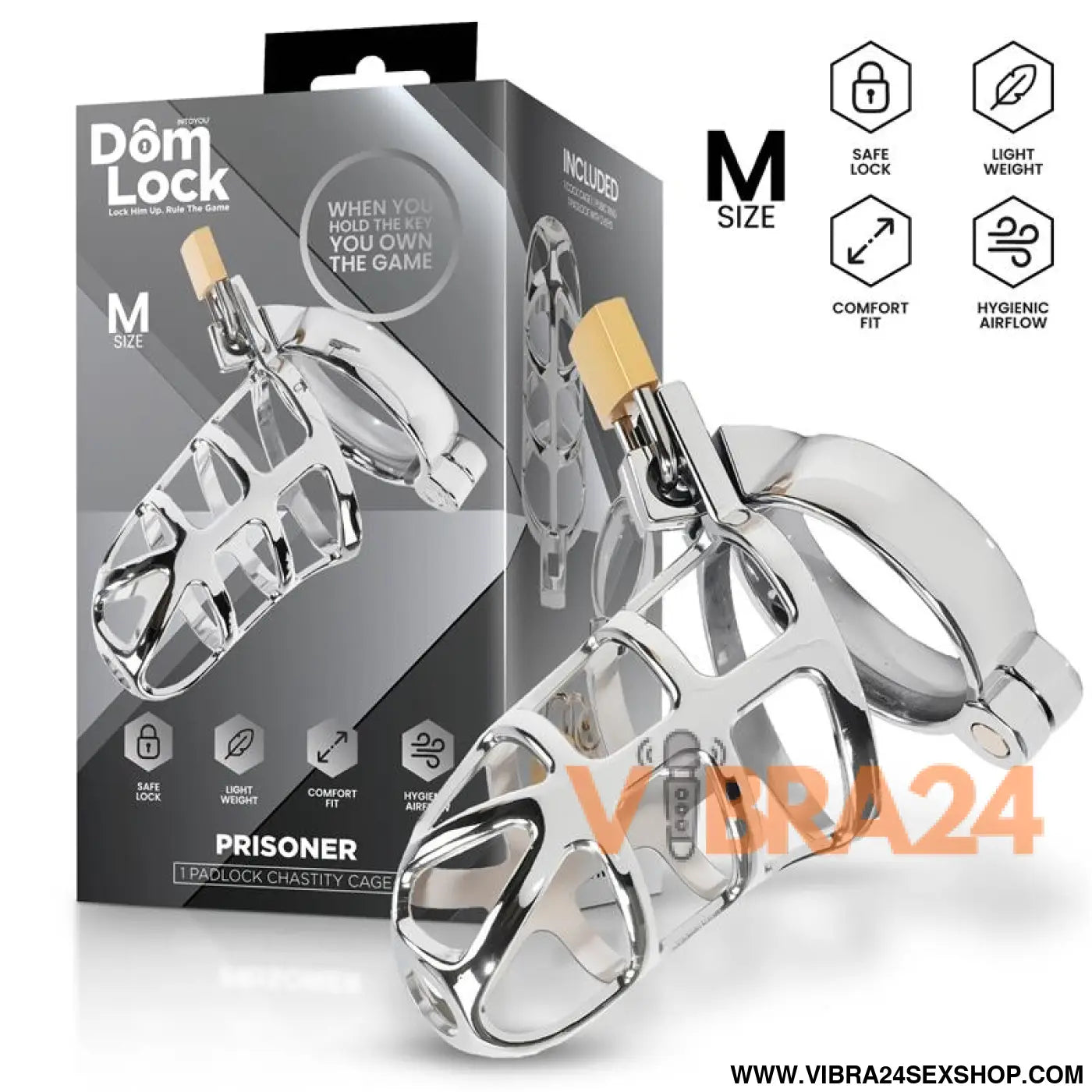 Prisoner Chastity Cage Size M